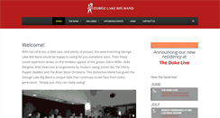 Desktop Screenshot of georgelakebigband.com